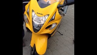 Suzuki Hayabusa 2013 Yellow and Black