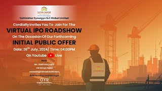 IPO Meet - Sathlokhar Synergys E\u0026C Global Limited