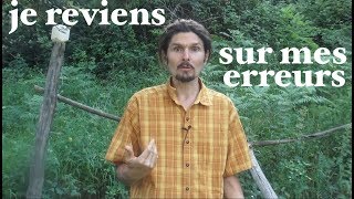 Je reviens sur mes erreurs - www.regenere.org