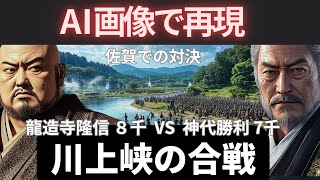 【川上峡の合戦】龍造寺隆信8千VS神代勝利7千～「果し合い状」から生まれた佐賀を二分する戦いとその後（肥前の熊＆龍になる夢を買う男）