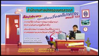 คุยเฟื่องเรื่องคดีปกครอง หัวข้อ  การขอวิธีการชั่วคราวก่อนการพิพากษาและฟ้องเพิกถอนการจดทะเบียนที่ดิน