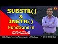 SUBSTR() and INSTR() Functions in Oracle | SUBSTR and INSTR Functions | Oracle SQL Tutorial
