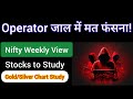 Nifty Weekly View 🔥 Stocks to Study | Gold/Silver Chart Study