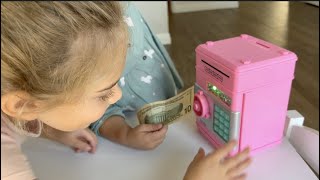 Cutest Piggy Bank ATM for kids! #founditonamazon #giftideasforkids #piggybank #amazonfinds