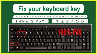 (@,#,")At the rate key , Hash key Keyboard symbols not working  Fix it 100% solved