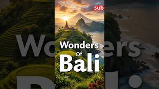 Exploring Bali: Best Attractions and Hidden Gems in 4K😍 #ytshorts #shorts #viralshorts