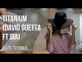 How to play Titanium by David Guetta ft Sia on Flute (Tutorial)