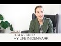 Q&A part 1: living in Denmark, favorite music+books and much more.