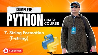Introducing String Formation| F-string | Python Tutorial | Day 7