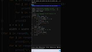 Print Christmas Tree Star Pattern ππ #codewithharry #css #python #programming #shorts