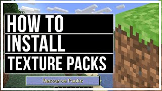 How To Install Texture Packs In Minecraft Java - Download and Install Minecraft Texture Packs