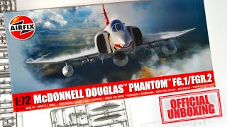 Official Unboxing Airfix - McDonnell Douglas Phantom FG.1/FGR.2 (A06019A)