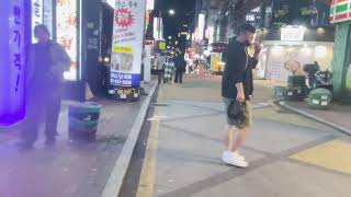 4K 인천 주안역 먹자골목 Food alley in front of Juan Station, Incheon