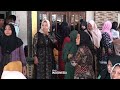 muslim wedding video in indonesia, The groom was accompanied by 500 people, Indonesian village,