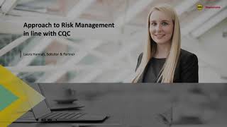 Risk Management in the Care Sector