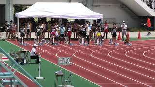 第６１回東京都中学校総合体育大会陸上競技大会　男子２年生１００ｍ　丈流