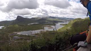 Synshorn via ferrata mountain climbing in Norway #shorts #hike #mountain #view #synshorn