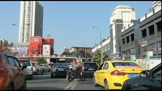 Traffic flows during rush hour in jiangbei district, chongqing, China4K