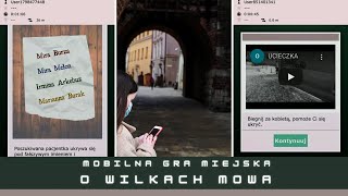 📱 Mobilna gra miejska 🐺 „O Wilkach mowa” [ZWIASTUN]