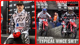 Dean Wilson GOES OFF on Vince Friese! Injury Update \u0026 Drama! Perth World Supercross