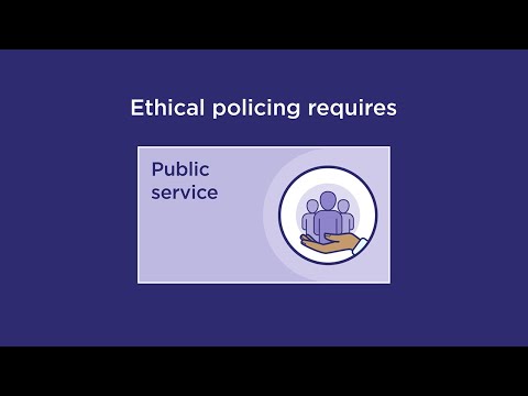 What is the purpose of the ethical doctrine in the police service?
