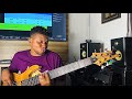 BASSIST GROOVE SEATS SO WELL ON GABRIEL EZIASHI AFRICAN PRAISE MEDLEY LIVE | BASS COVER