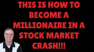THIS IS HOW TO INVEST INTO A STOCK MARKET CRASH OR CORRECTION AND BECOME A MILLIONAIRE - STOCK MOE