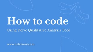 [Delve Tutorial] How to Code