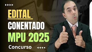 Edital Comentado MPU 2025