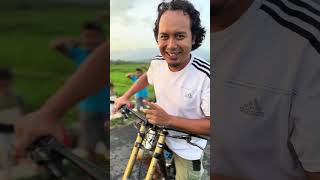 Gowes di pedesaan memang menyegarkan pemandangan dan udaranya mantap banget #mtb #mtbpolygon #fyp