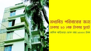 ৭০% লোন সুবিধায় ও গ্যাস সংযোগসহ ঢাকার প্রাণকেন্দ্রে মাত্র ২০ লক্ষ টাকায় জমিসহ ফ্ল্যাট কিনুন