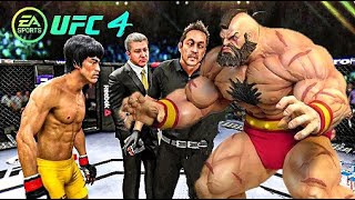 Ufc 4 Zangief Fighter Vs. Bruce Lee Ea Sports