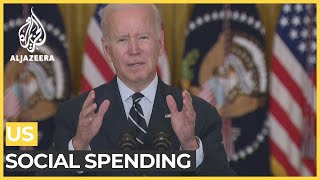 Biden announces new framework for social spending plan