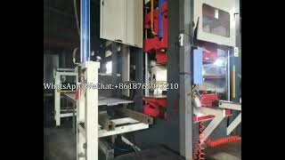 Foundry automatic flaskless sand molding machine with mold handling line