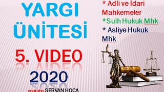 YARGI ÜNİTESİ 5.VİDEO | 2020KPSS ANAYASA |#kpsslisans #kpssönlisans | #SERVANHOCA