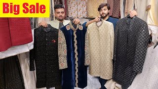 Dulha Wedding Dresses 2025 / Groom's Wedding Sherwani \u0026 Coat Prices in Purana Qila Rawalpindi