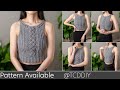 How to Crochet: Cable Stitch Tank Top | Pattern & Tutorial DIY