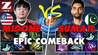 MIDONE (PUCK) vs SUMAIL (PANGOLIER) - Epic Battle Of Mid Dota 2 Players - Z Dota 2 Channel