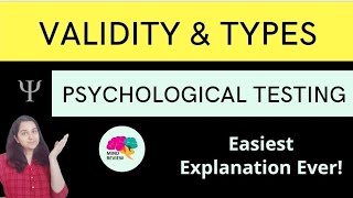 Validity in Detail | Psychological Testing | Mind Review