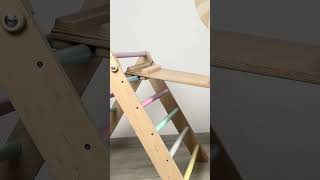 ELIS DESIGN | Montessori Piklerové trojúhelník light + prkno 2v1