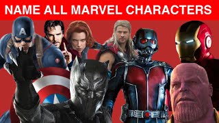 Name All Marvel Characters | Superhero Name | Superhero | Marvel vs. DC |