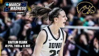 CAITLIN CLARK IS TAKING THE IOWA HAWKEYES TO THE FINAL FOUR 🔥 | ESPN College Basketball