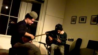 Milad Zendehnam \u0026 Alex Baboian, Guitar and Tanbour Improvisation Live @ Outpost 186 (part 1)