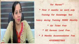 Germany Nurses Process in Detail - Live Zoom Session Glimpse || 91-8368027663