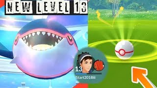 New Level 13 Catching Kyogre! How to critical Catch Legendary Pokemon?