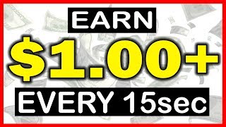 Earn $1 Every 15 Seconds Right NOW [Make Money Online]