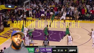 Celtics at Lakers | Return Of the GOAT | Full Game Highlights