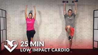 25 Min Standing Low Impact Cardio Workout for Beginners with No Jumping - Beginner Workout Routine