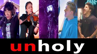 🔥 UNHOLY 🔥 Sam Smith & Kim Petras 🎵 Top Cover w/ Great Voices❤️ Different Versions 🎵 Million Views❤️