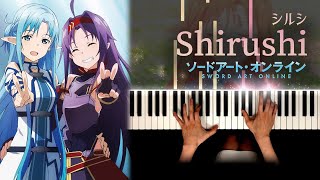 Sword Art Online ED : Shirushi - LiSA | Piano cover